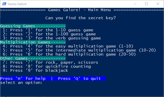 Games_In_PowerShell