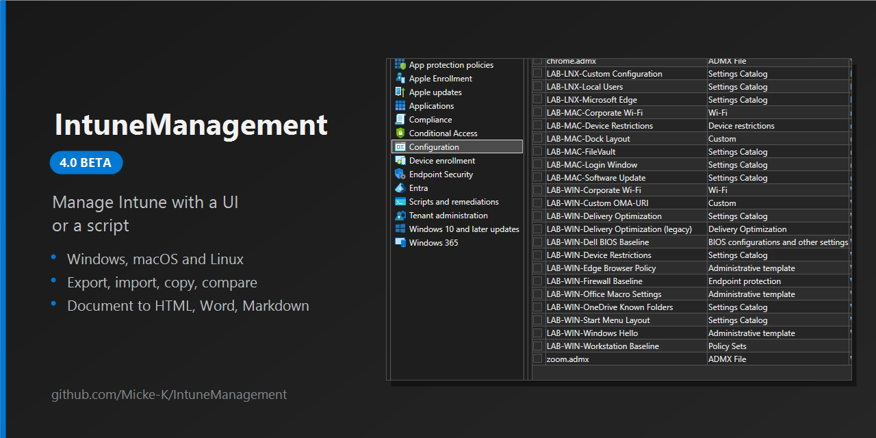 IntuneManagement