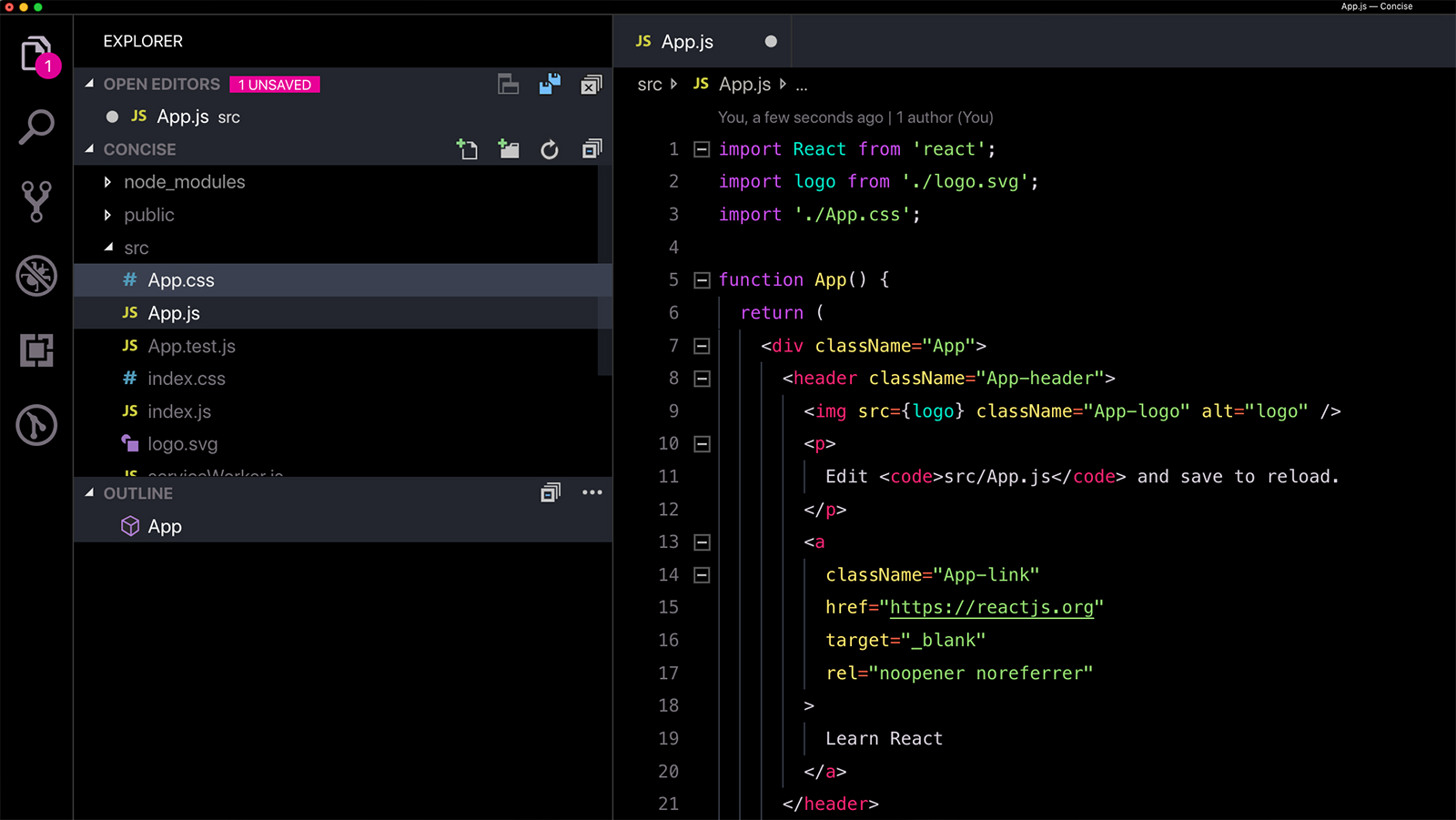 GitHub - dorumrr/vsc-theme-concise: Crisp and clean Visual Studio Code ...