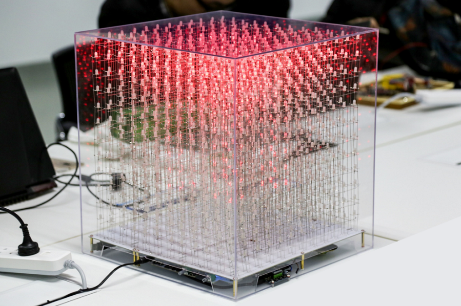 » 3D LED CUBE 5 x 5 x 5 (white LED) »