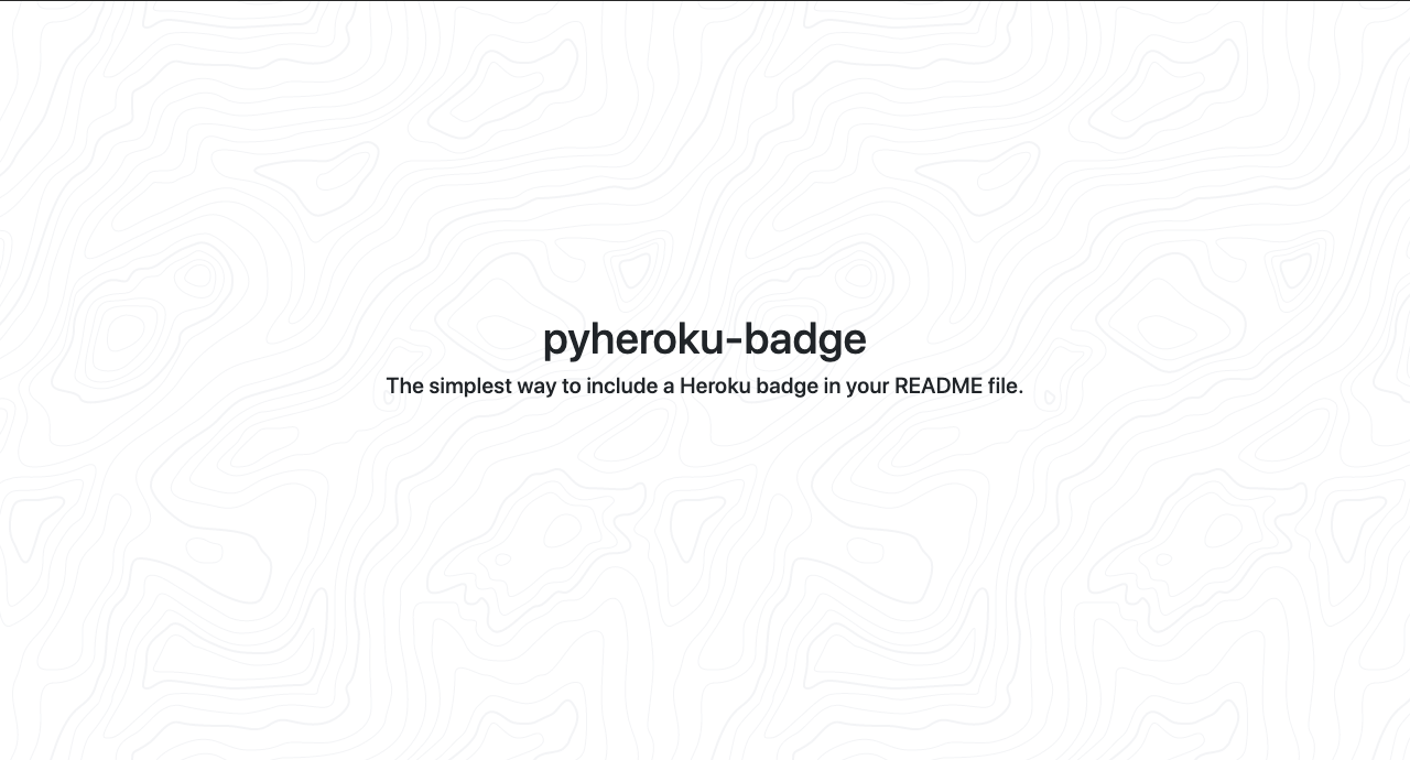 GitHub - dhalenok/pyheroku-badge: The simplest way to include a Heroku ...
