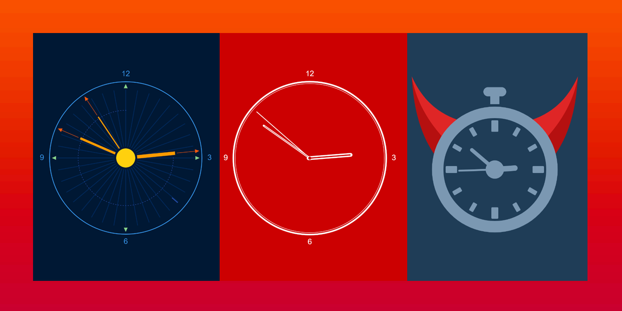 working clock wallpaper