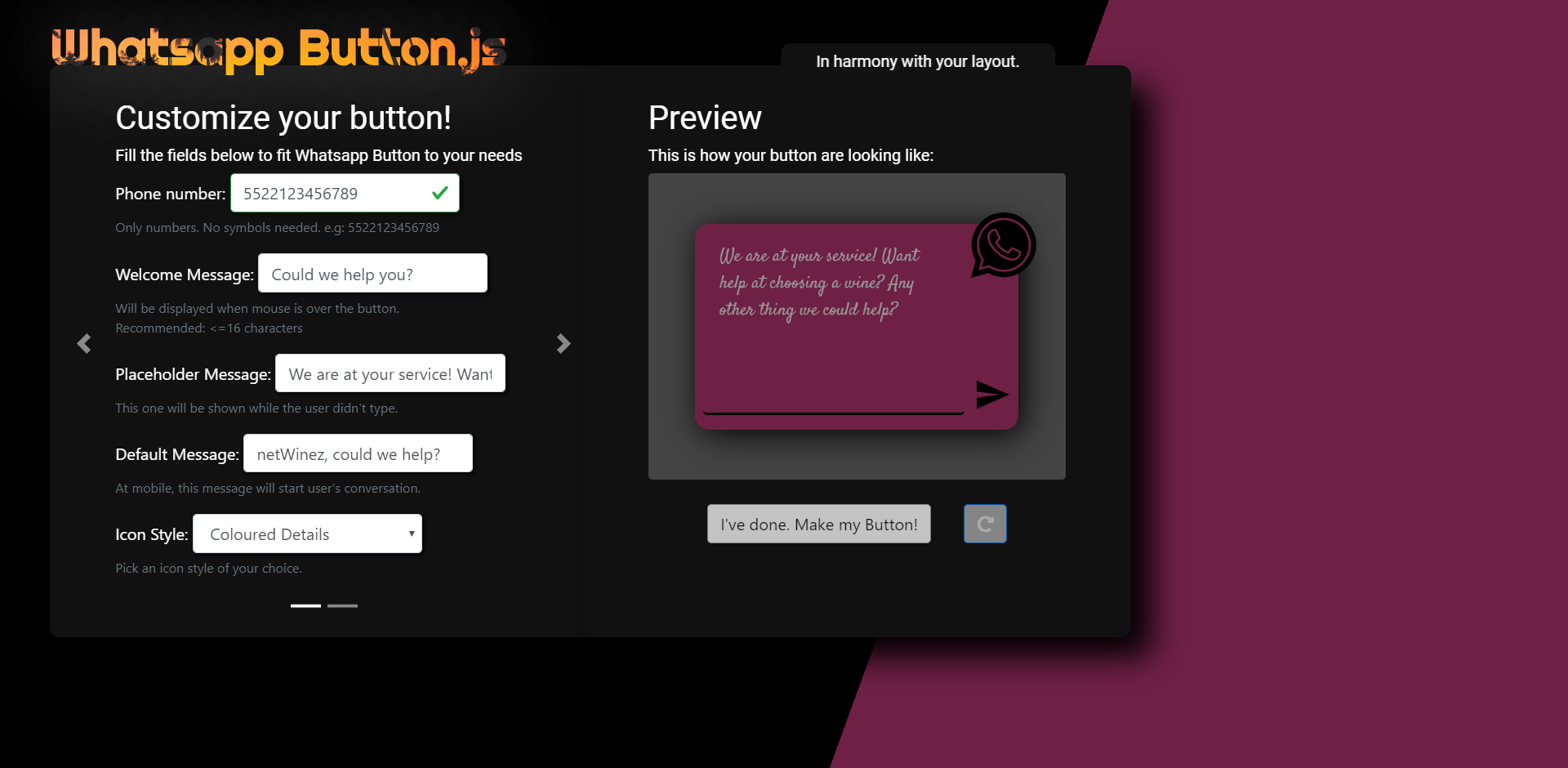 GitHub - alvesalexsander/whatsappButton: A javascript plugin that makes ...