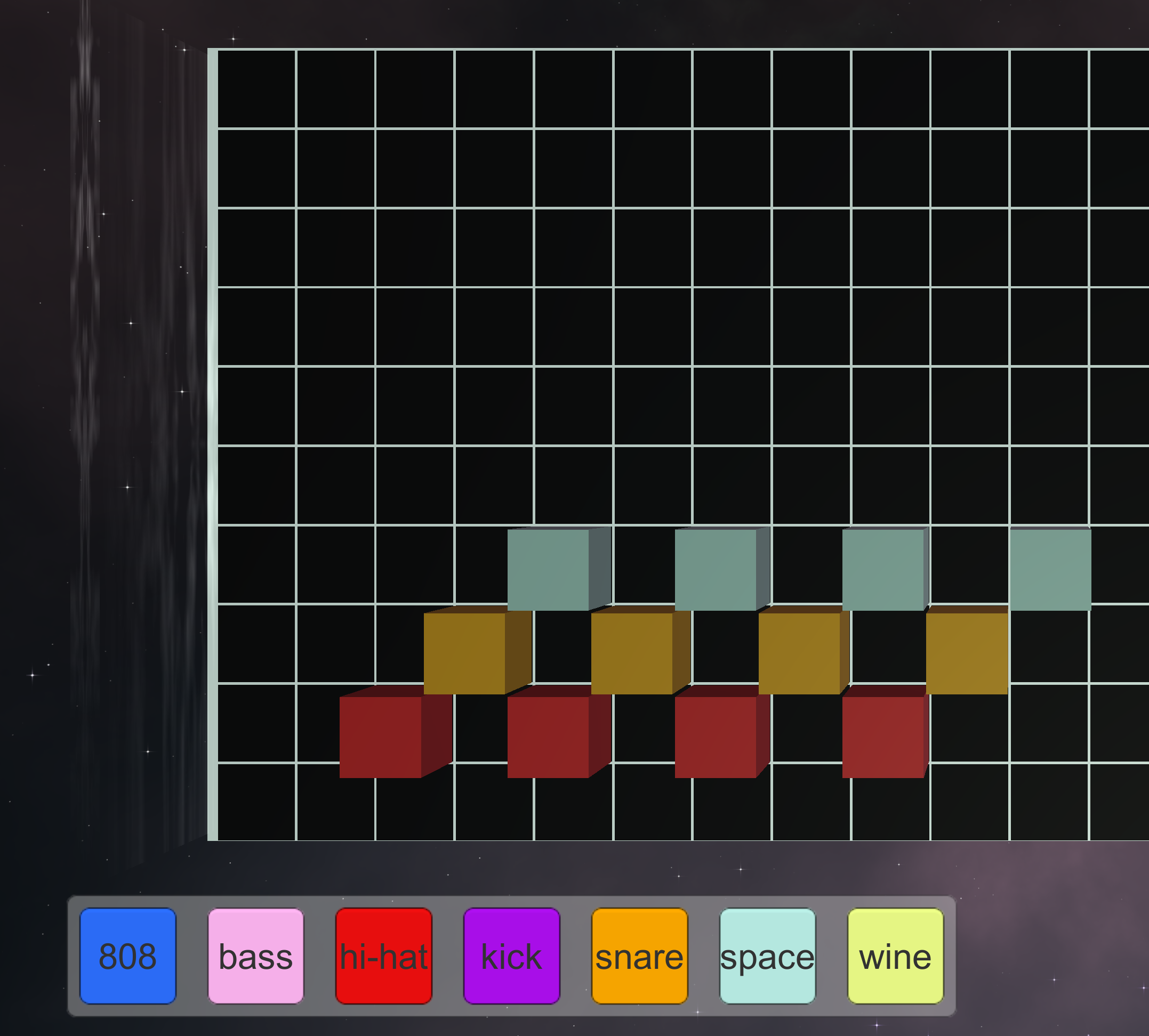GitHub - ruttuk/cloudsynth: A virtual drum machine made with Unity.
