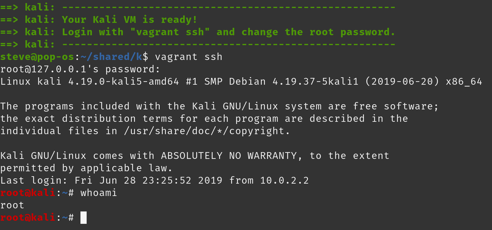 Github Stevemcilwain Disposable Kali Vagrant File And Scripting For Easy Disposable Kali Linux Virtualization