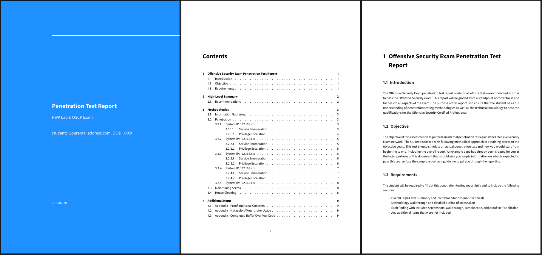 GitHub - noraj/OSCP-Exam-Report-Template-Markdown: Markdown Regarding Report Requirements Template