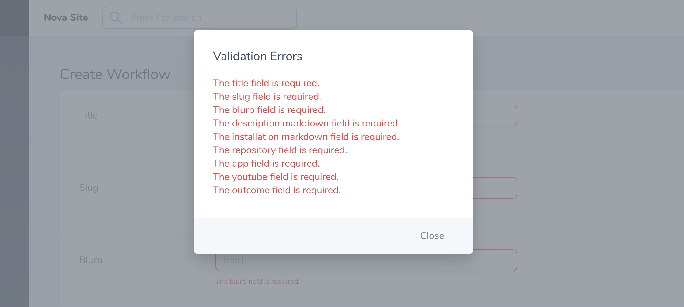 Exceptions are not reported · Issue #2034 · laravel/nova-issues · GitHub