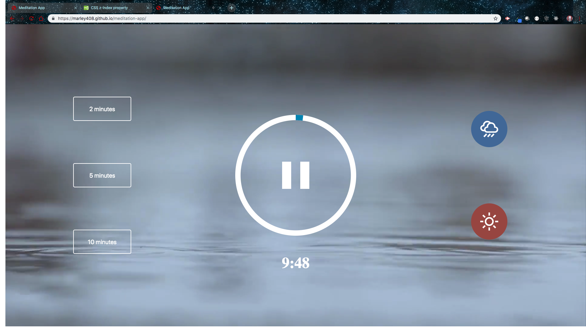 GitHub - marley408/meditation-app