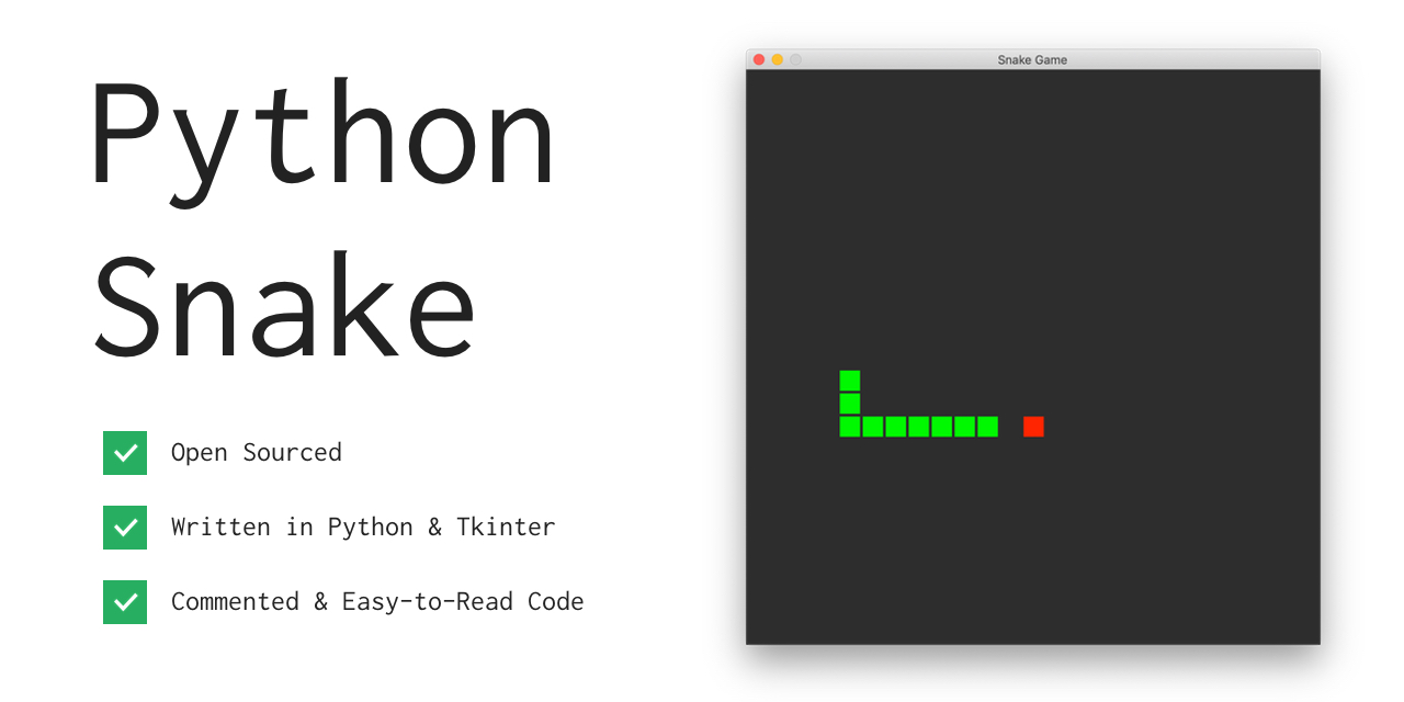 Snake Game with OpenCV Python