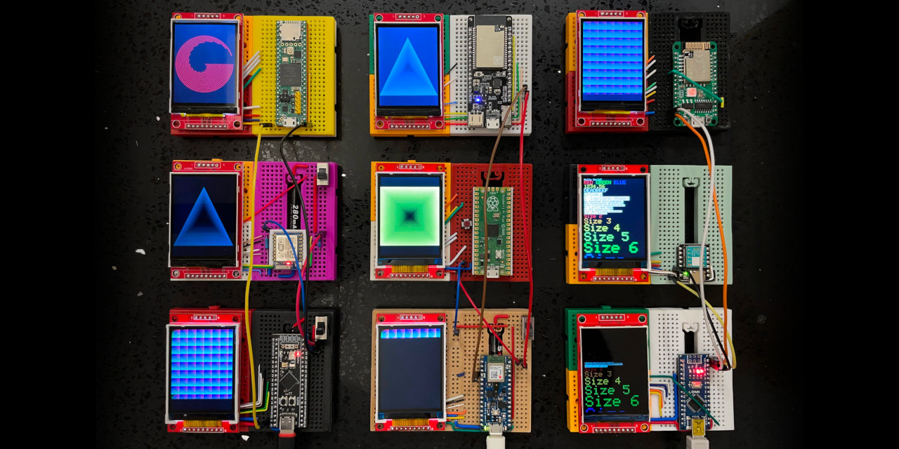 marxy's musing on technology: ESP32 with 2.8 inch LCD display