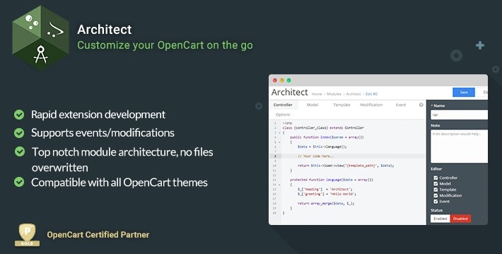 GitHub - iSenseLabs/architect: OpenCart extension prototyping tool ...