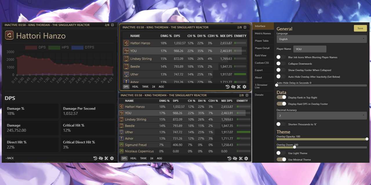 Github Goldenchrysus Ffxiv Ember Overlay Powerful Data Focused Dps Overlay And Spell Timers For Final Fantasy Xiv Ffxiv Can Be Used With The Overlayplugin And Actwebsocket Plugins For Advanced Combat Tracker Act