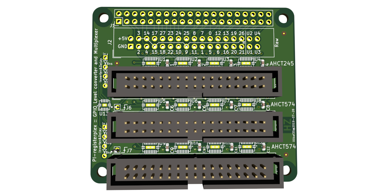 GitHub - hzeller/pi-registerplex: GPIO multiplexer for Raspberry Pi