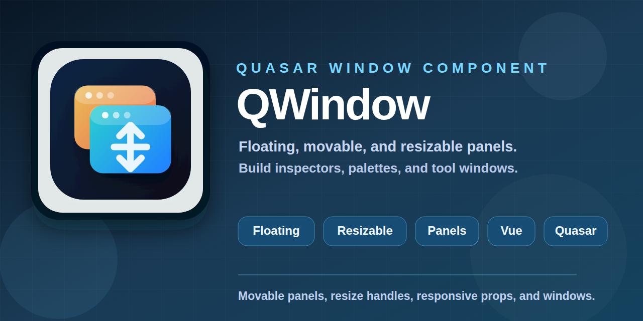 GitHub - quasarframework/quasar-ui-qwindow: QWindow - Floating ...