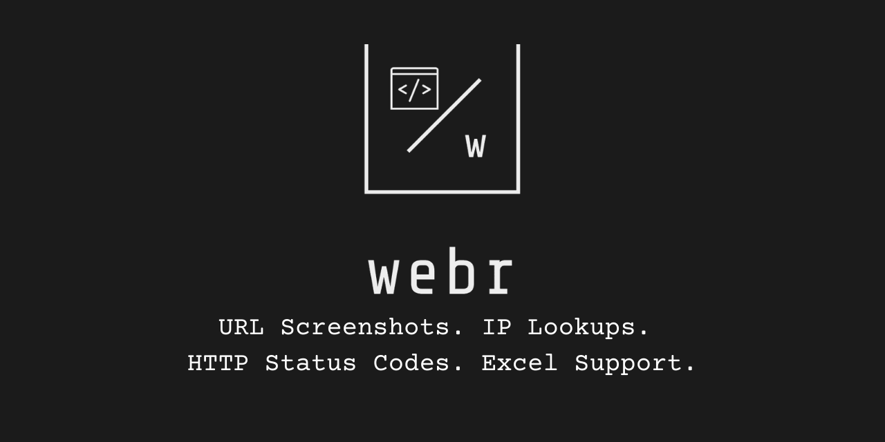 GitHub - nikolozsec/webr: Analyze domains from Excel list, save status ...
