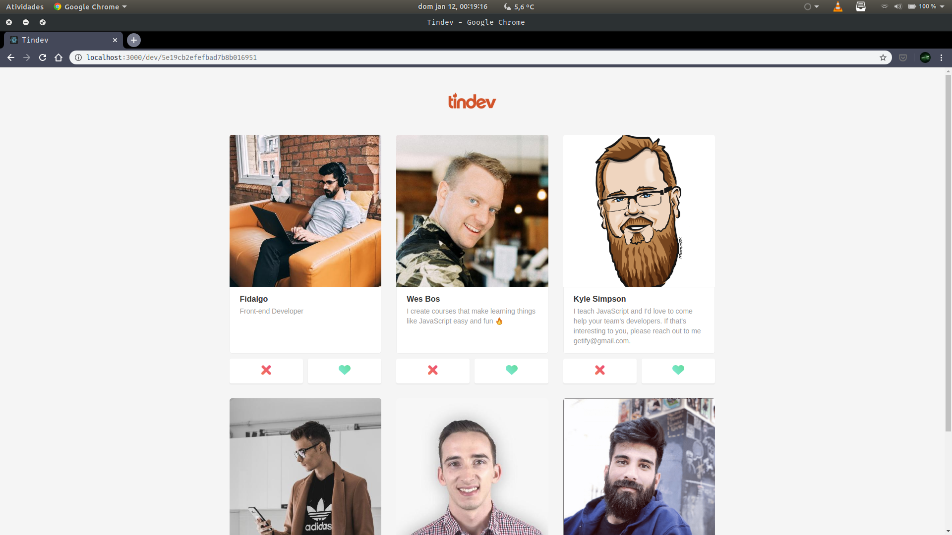 GitHub - nublson/Tindev: This is the Tindev, a Tinder Clone focused on ...