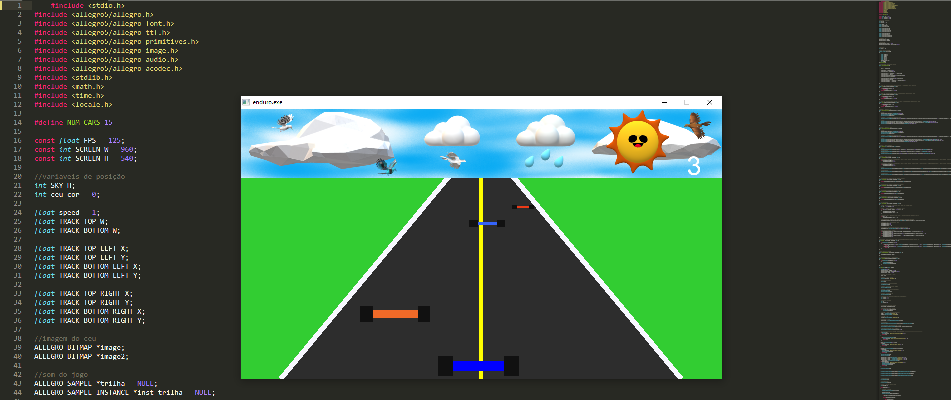 GitHub - LuccaMarinho/LMEnduro: My First Game on C