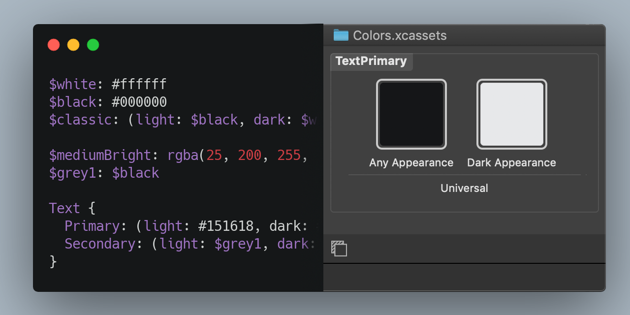 Xcode-Color-septets