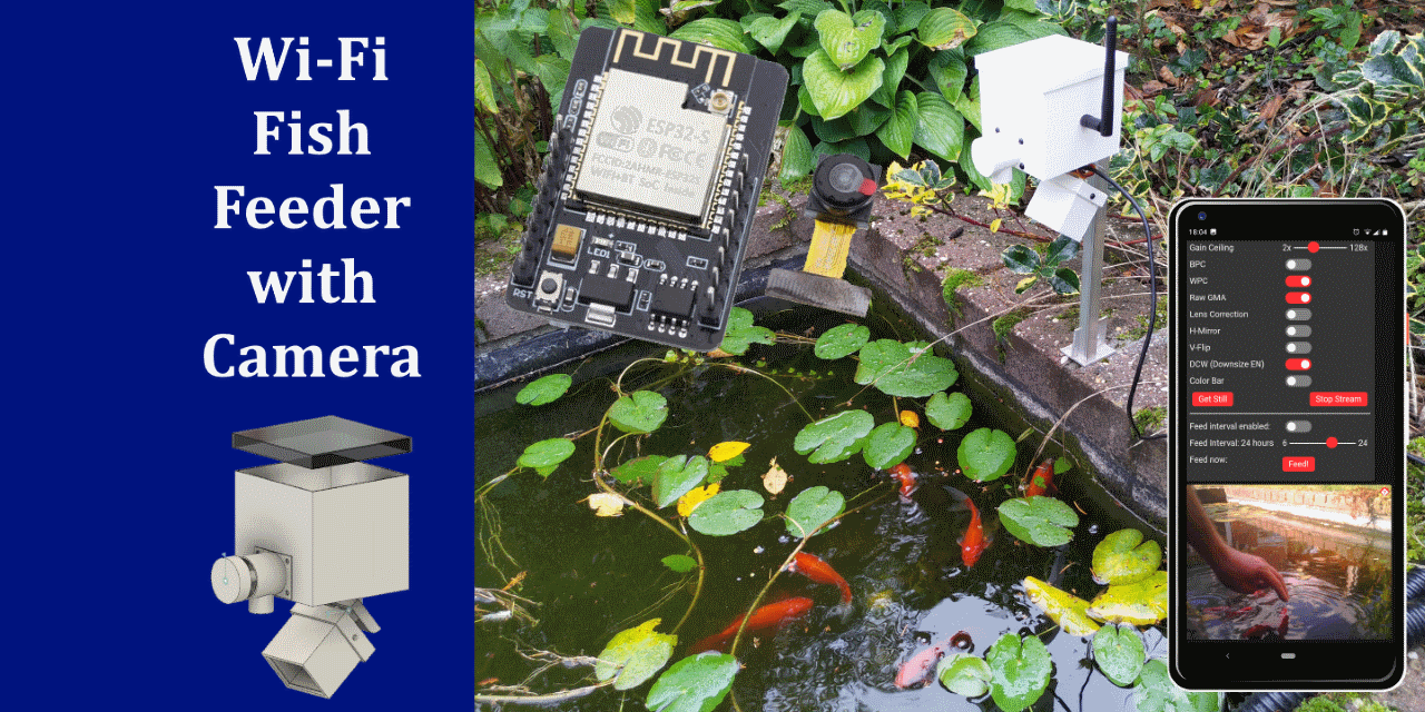 WiFiFishFeederWithCamera/WiFiFishFeederWithCamera.ino at