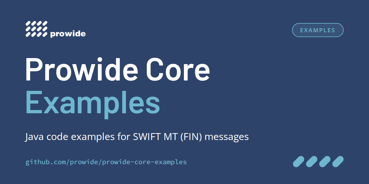 prowide-core-examples