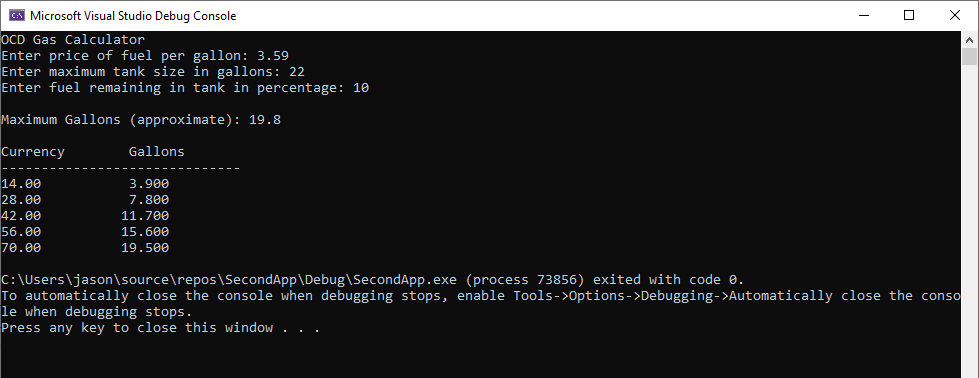 GitHub - jasonpatrickellykrause/OCD-Fuel-Calculator: Ever get annoyed ...