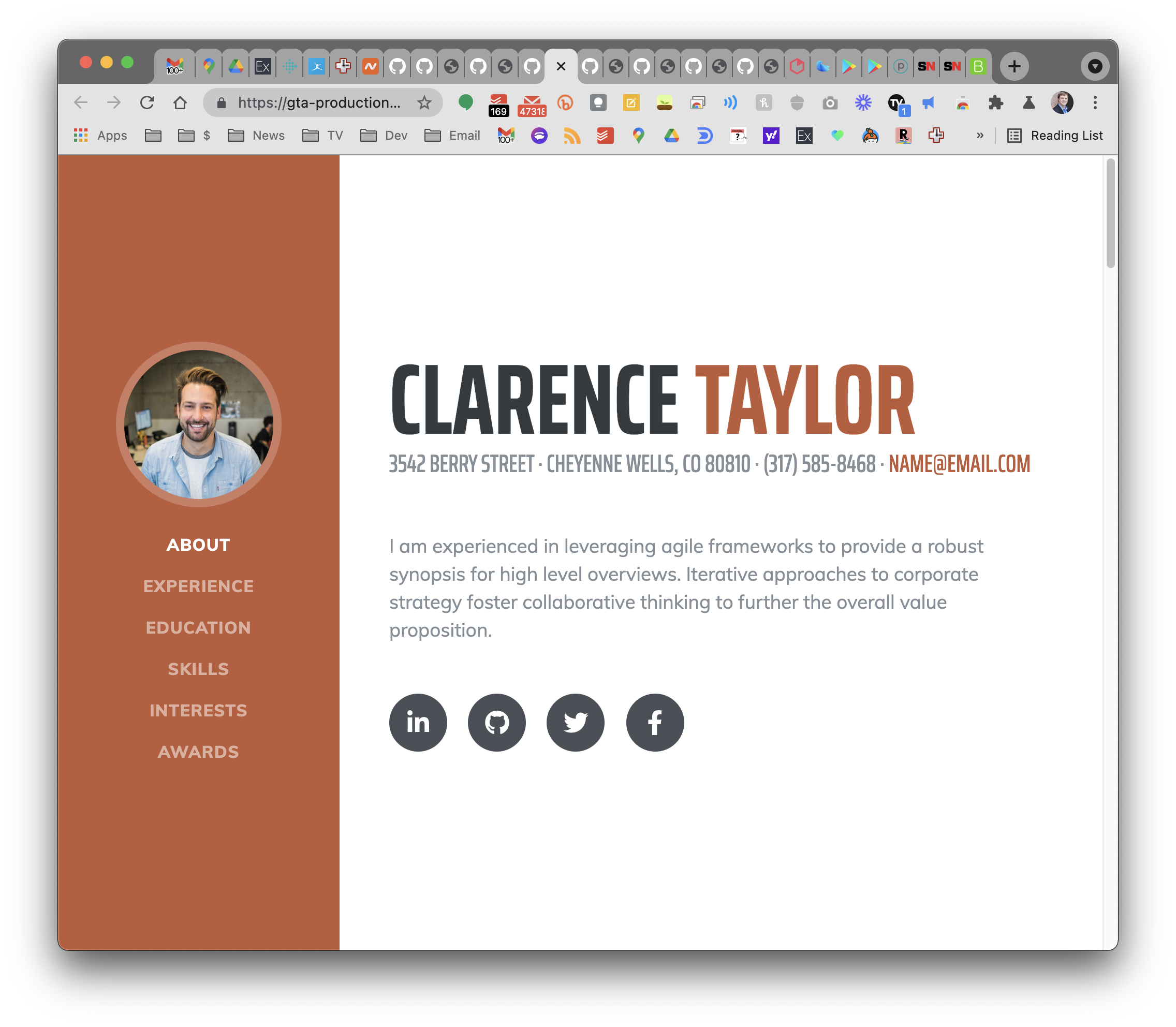 GitHub - gta-productions/template-resume: A clean, simple, yet elegant ...
