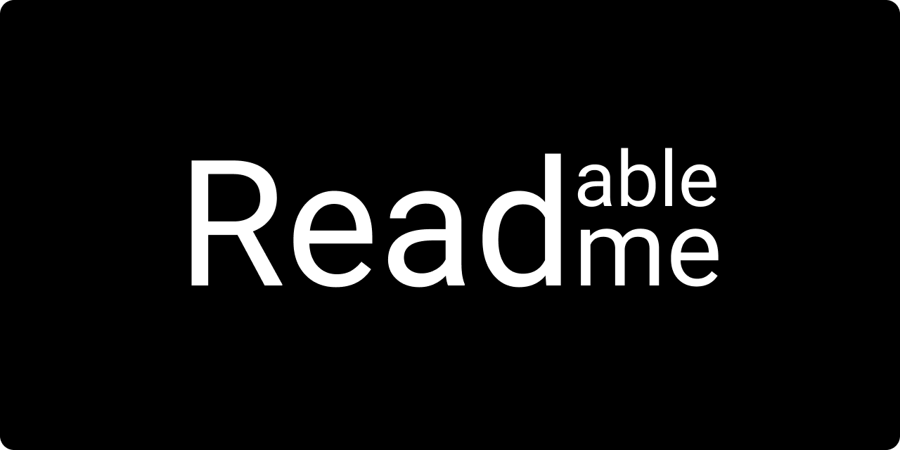 readable-readme