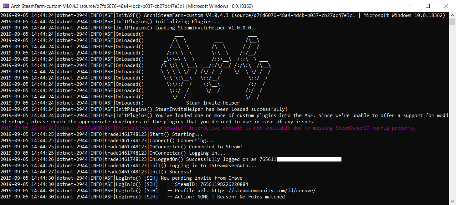 GitHub - brianzhouzc/SteamInviteHelper-ASF: An ASF plugin that process ...