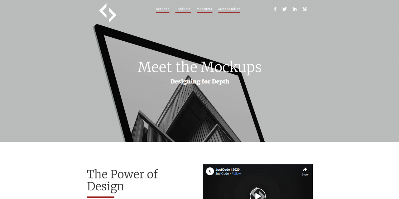 GitHub - wejustcode/Merchandise: Theme: Multi-Page Bootstrap Showcase ...