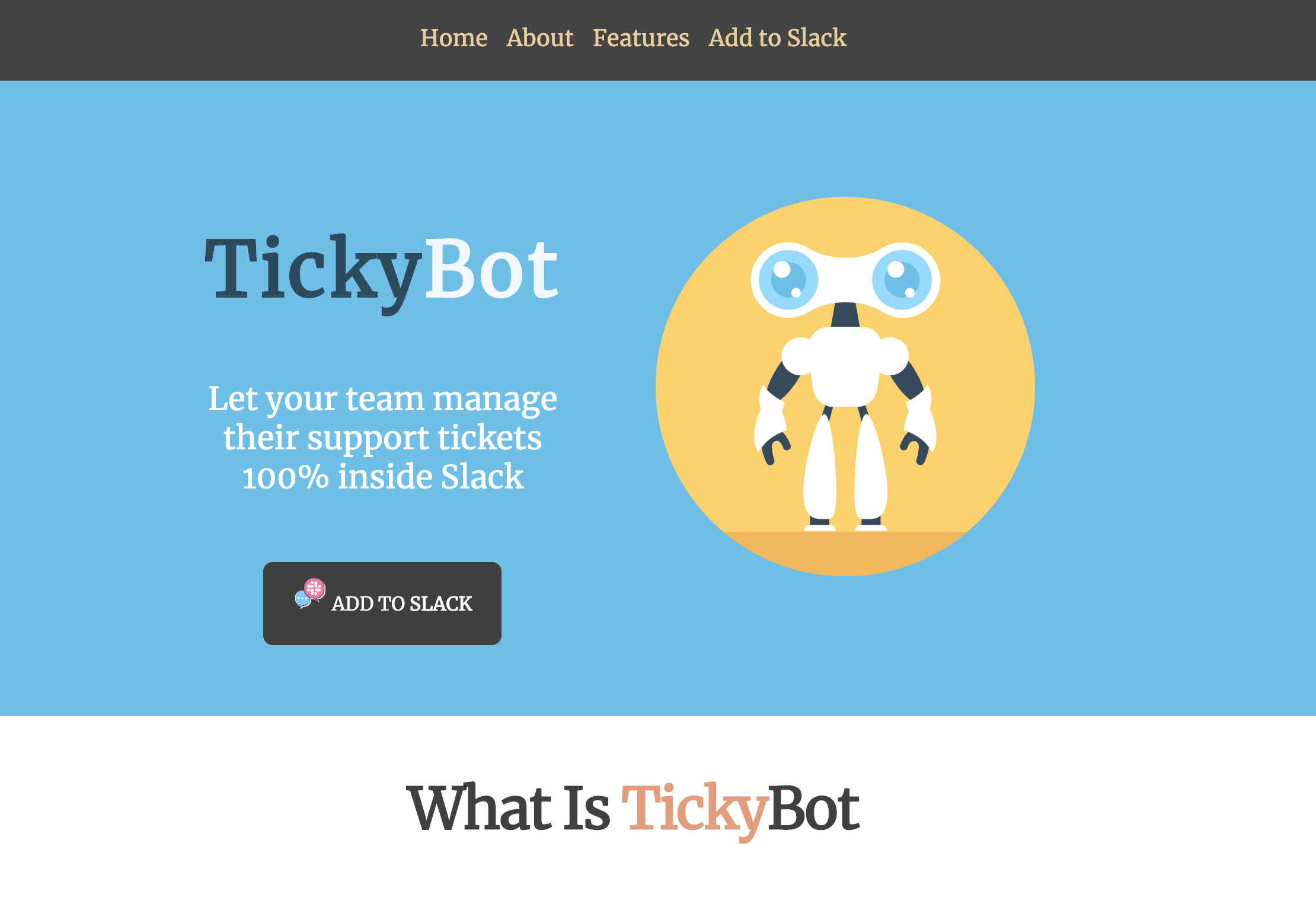 GitHub - akmalist/TickyBot: TickyBot Clone for Chingu solo Project