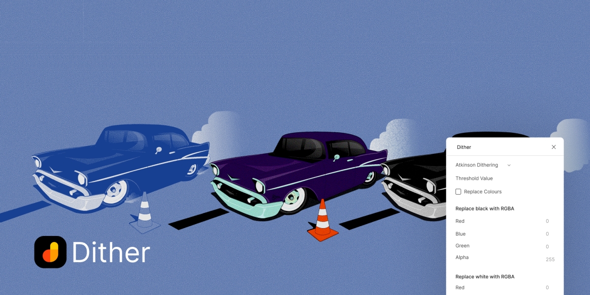 GitHub - ahkohd/FigmaDither: add dithering effects to your images right ...
