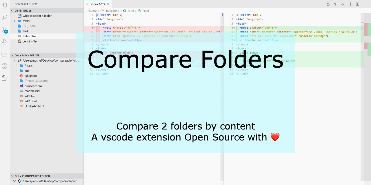 vscode-compare-folders