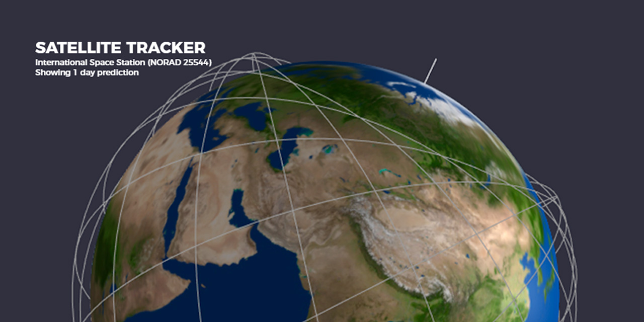 international space station tracking chart