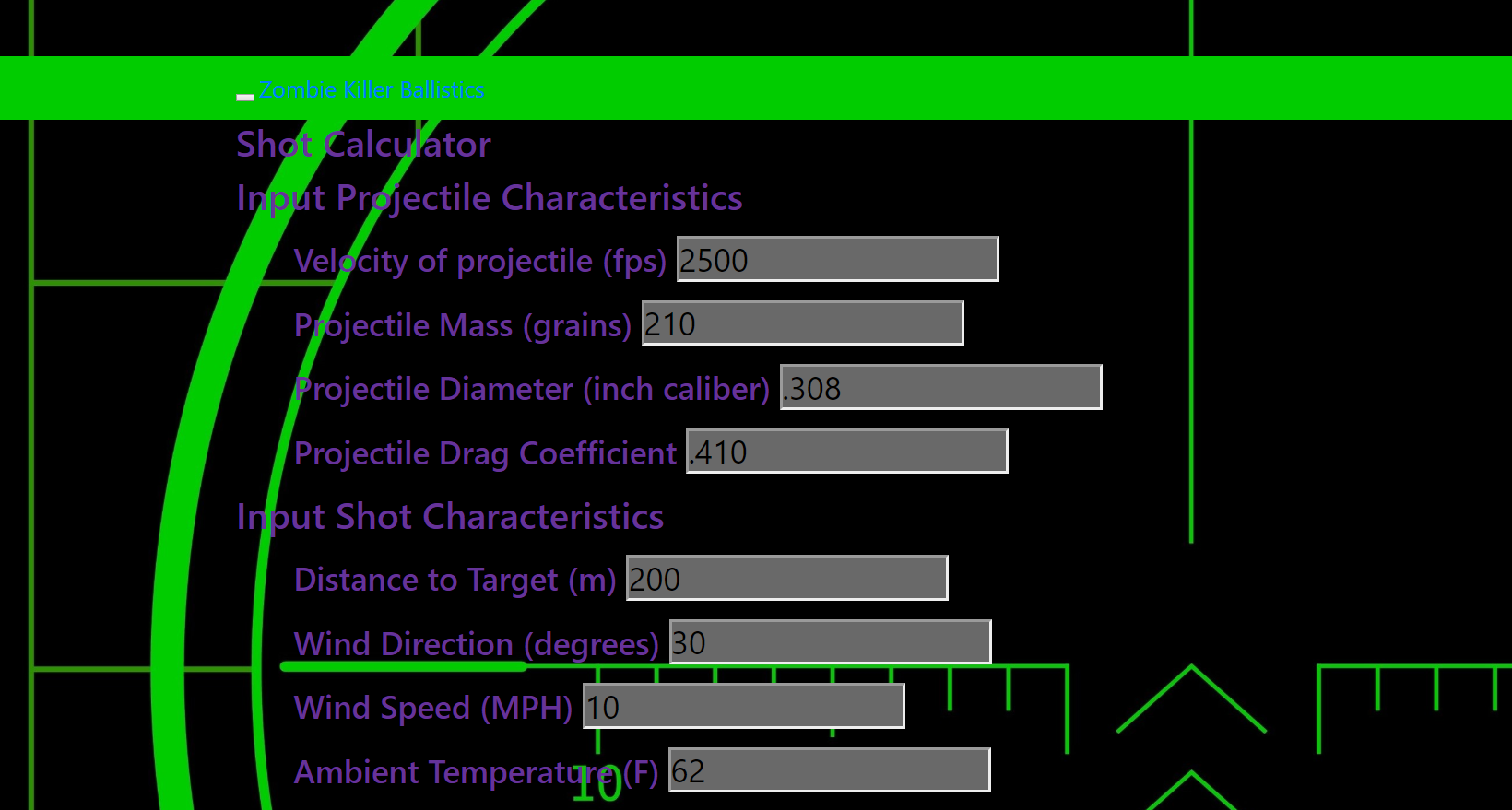 GitHub - davidmcarthur/MVCBallisticsWebApp: Ballistics Calculator C# ...