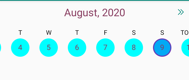 AndroidHorizontalCalendar