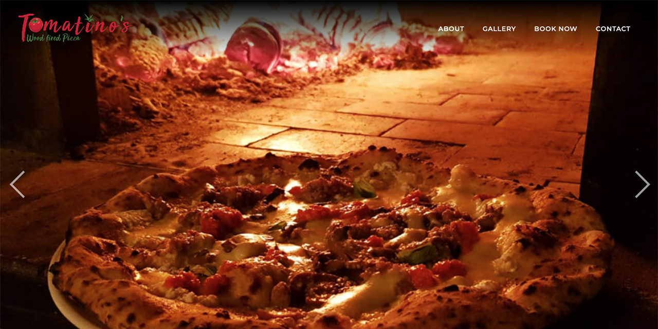 GitHub Tomatinos Pizzeria site
