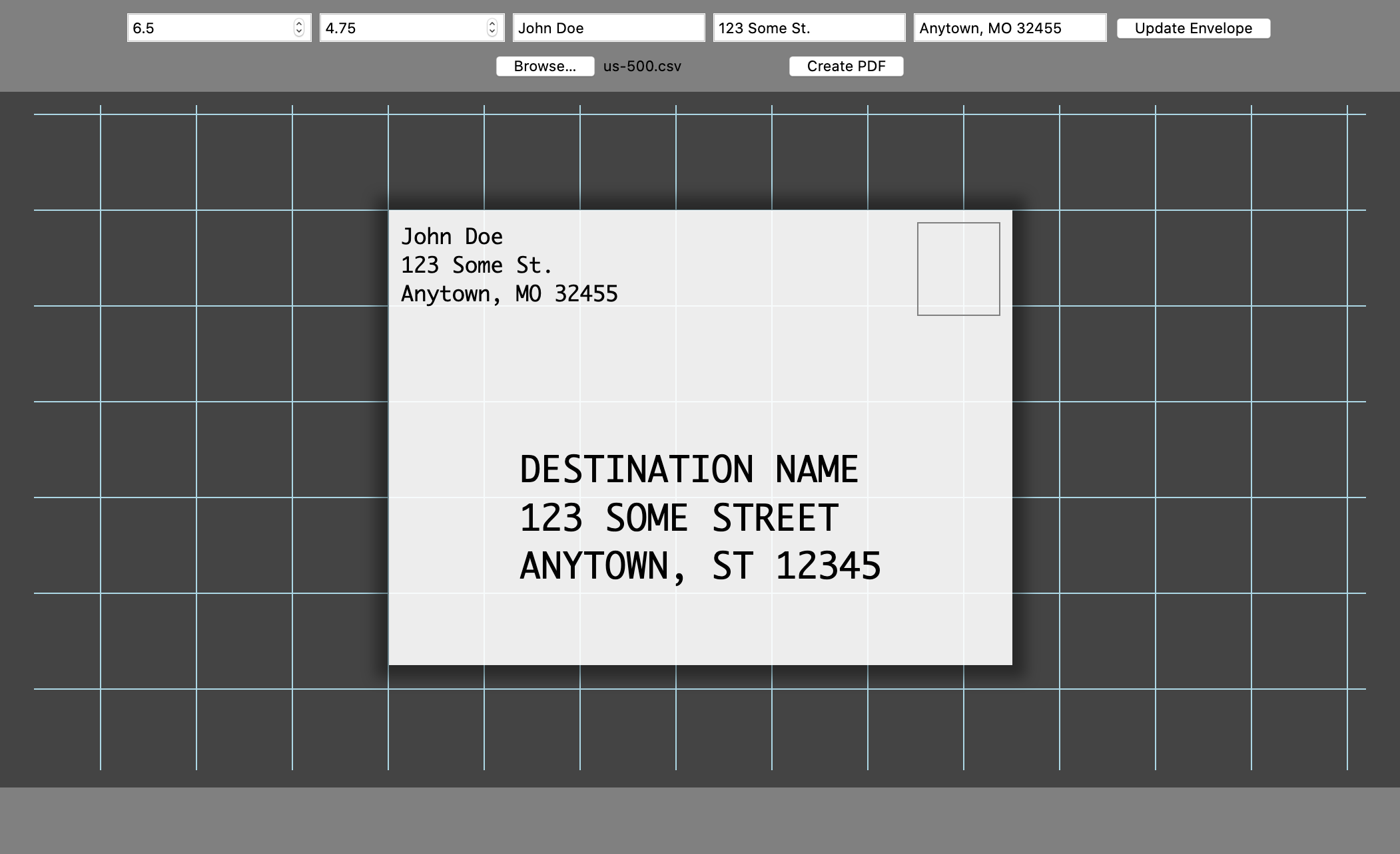 GitHub mfowlerfinn/envelope_generator