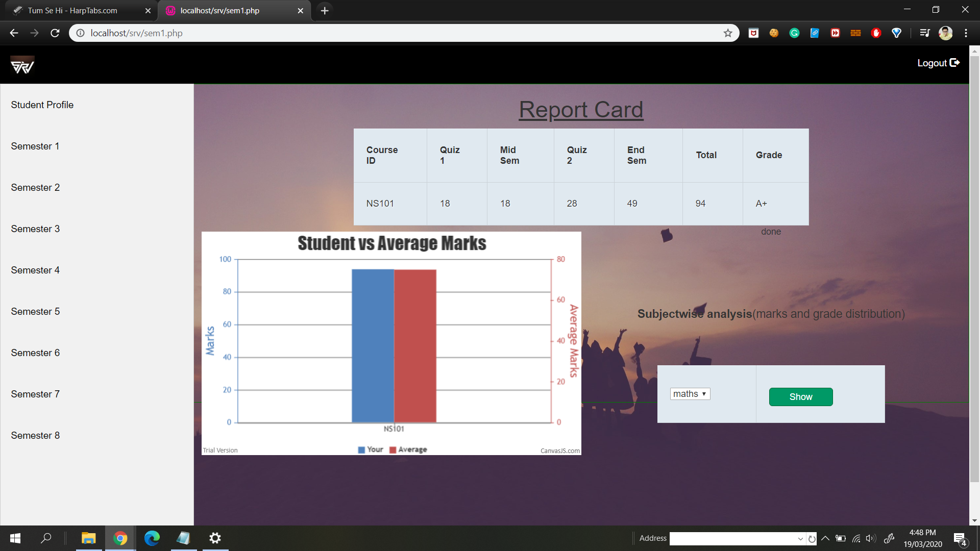 Student-Report-Visualizer