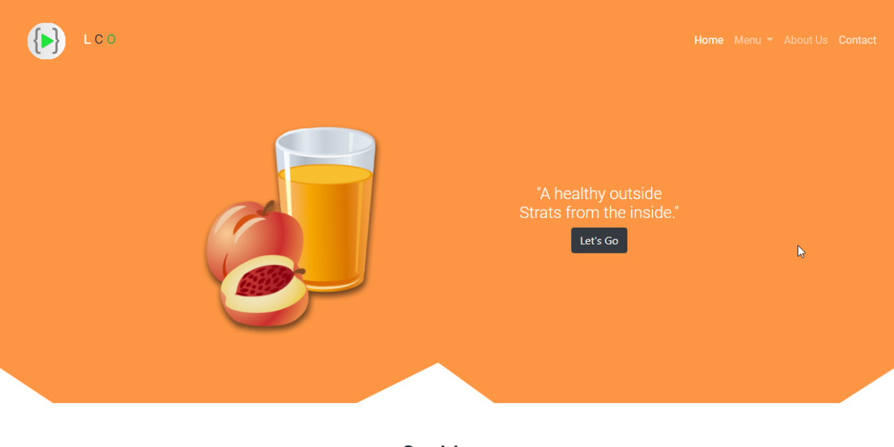 GitHub SumanOfficial/LCOthejuicebar A responsive web page based