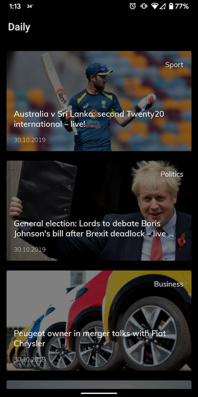 GitHub - abhrp/daily: News app