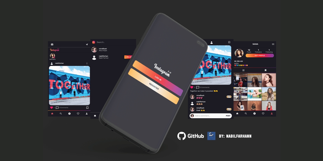 GitHub - nabilfarhann/Instagram7.0: Instagram clone with Android Studio