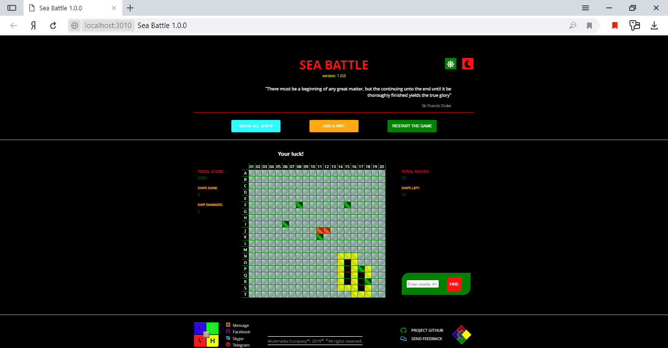 GitHub - zangiff/seabattle: Sea Battle game in vanilla javascript with ...