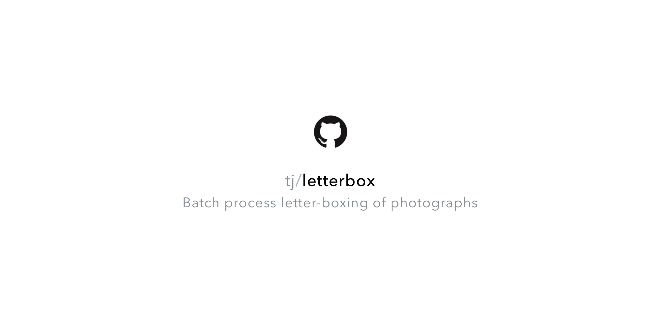 GitHub - tj/letterbox: Go program to batch-process letter-boxing of ...