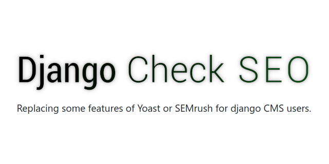 django-check-seo