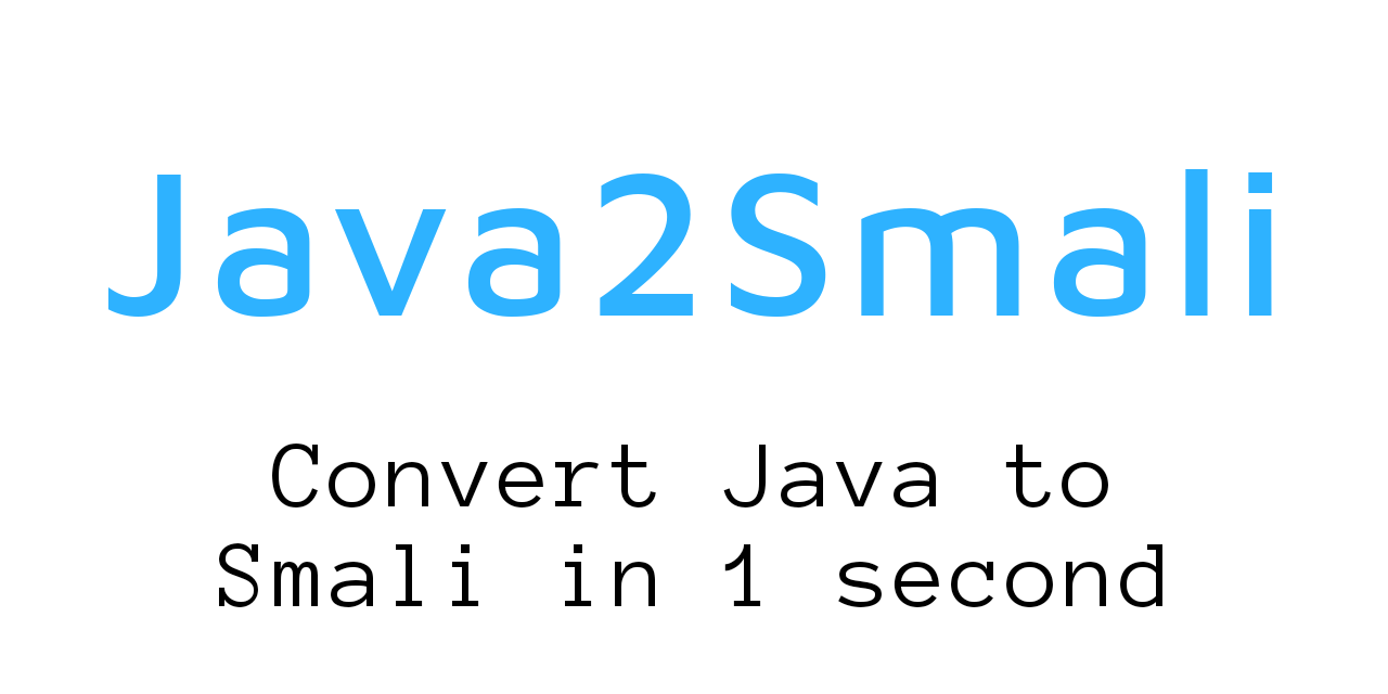 java2smali