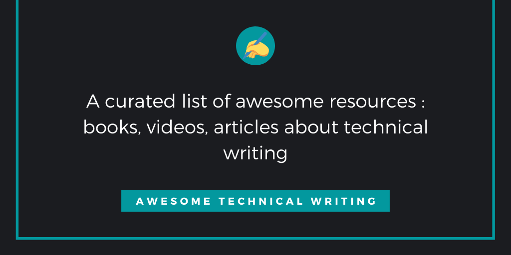 awesome-technical-writing