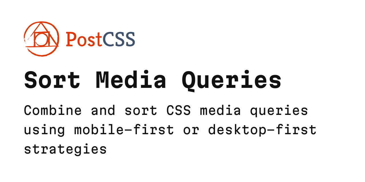 postcss-sort-media-queries