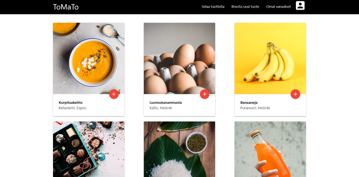 GitHub - mariasalo/ToMaToApp: ToMaTo web application for reducing food ...
