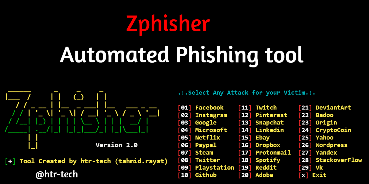 zphisher · GitHub Topics · GitHub