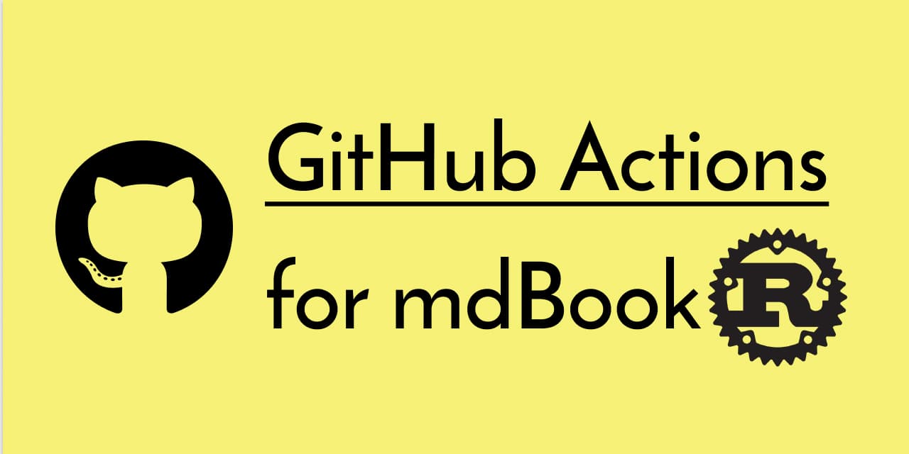 mdBook Action - GitHub Marketplace